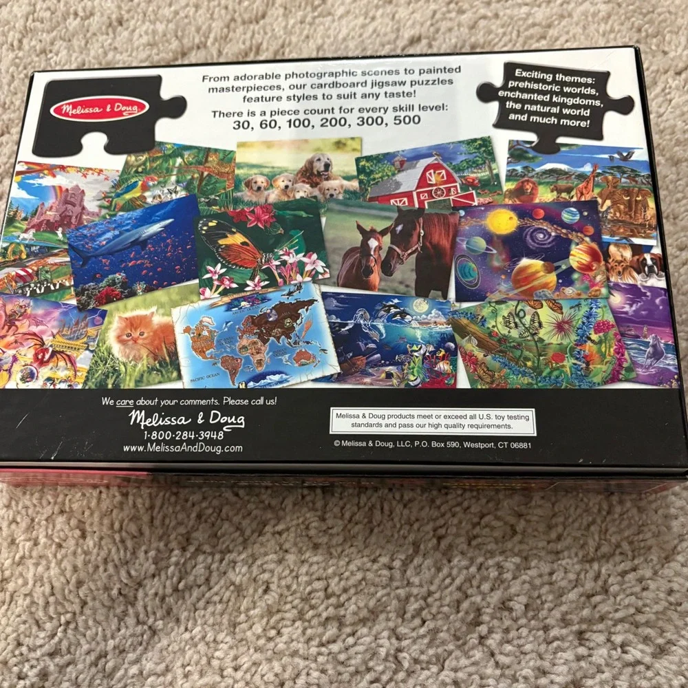 Melissa & Doug Land of Dinosaurs 60 Piece Jigsaw Puzzle All Pieces Accounted For